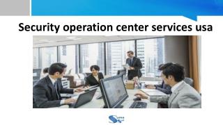 Security Operation Center Services USA - Suma Soft