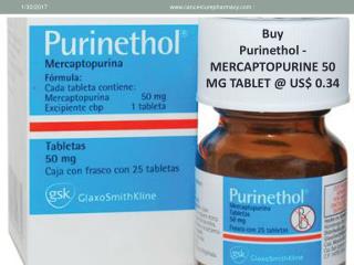 Buy Purinethol - Mercaptopurine 50 Mg Tablet @ Us$ 0.34