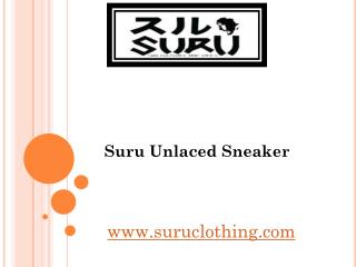 Suru Unlaced Sneaker - www.suruclothing.com