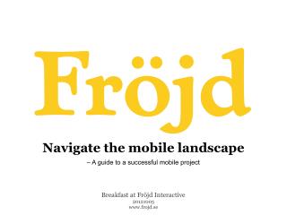 Guide mobile project