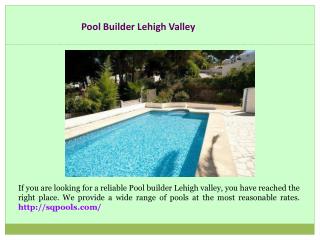 Swimming pool contractor