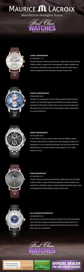 A Selection of Maurice Lacroix Watches