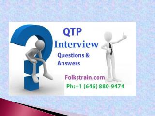 qtp online training