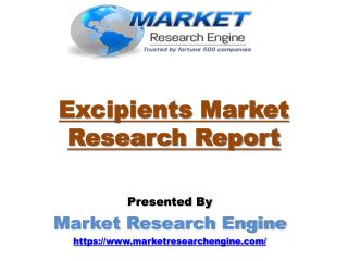 Excipients Market in Latin America to Exceed US$ 626 Million by 2023