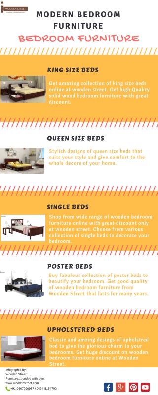 Buy Stylish Bedroom furniture online India