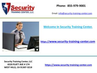 Security Guard Training