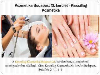 Kozmetika Budapest XI. kerület - Kiscsillag Kozmetika