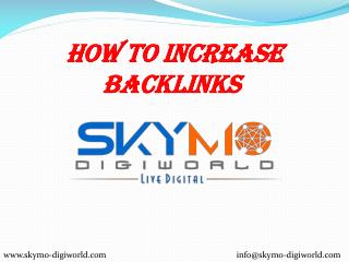 How to increase backlinks