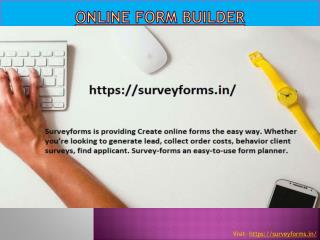 Online form builder