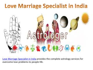 Love Marriage specialist in india