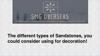 Different types of Sandstone Tiles