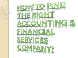 Right Accounting & Financial Services Company in Vancouver