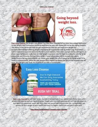 http://www.healthbuzzer.com/easy-loss-cleanse/