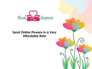 Send online flowers in pocket- friendly rates