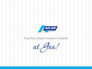 Find your dream house in heaven at goa