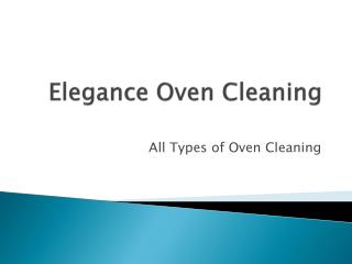 oven cleaning sydney