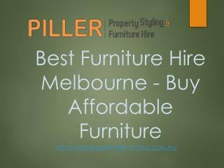 Best Furniture Hire Melbourne - Buy Affordable Furniture
