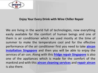 Take benefits from Fridge Repair Singapore - Airwin Aircon