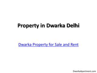 Ready to Move Property in Dwarka