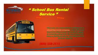 school bus rental service