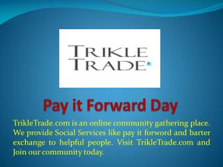 Pay it Forward Day