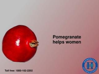 Know pomegranate benefits for women