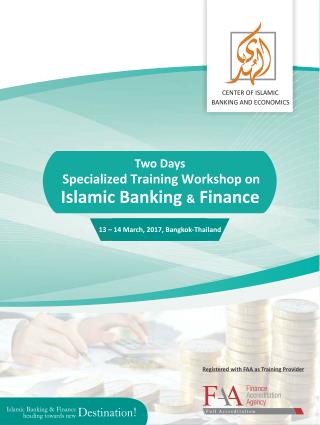 Islamic Banking & Finance Workshop at Thailand.