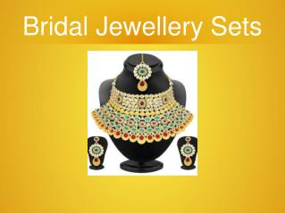 Bridal Jewellery Sets Available For Your Wedding