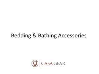 Bedding & Quilting at Casagear