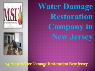 Water Damage Restoration Company in New Jersey