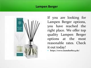 Lampen Berger