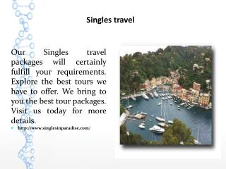 Singles travel