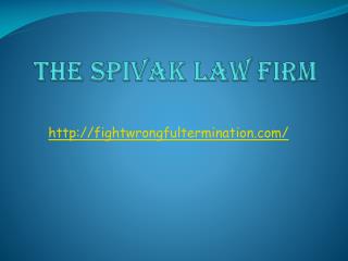 Contact A Wrongful Employment Termination Attorney