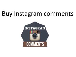 Buy Instagram Comments