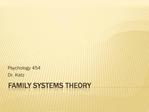 Family Systems Theory
