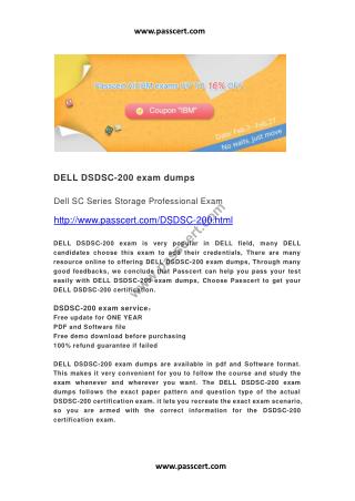 DELL DSDSC-200 exam dumps