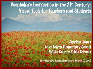 Vocabulary Instruction in the 21st Century