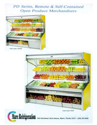 Remote and Self Contained Produce Display Cases