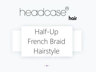 Half-Up French Braid Hairstyleq