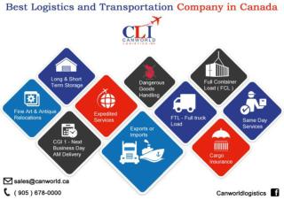 Best Logistics and Transportation Company in Canada