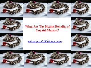 Health Benefits of Chanting Gayatri Mantra