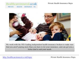 Private Health Insurance Bupa