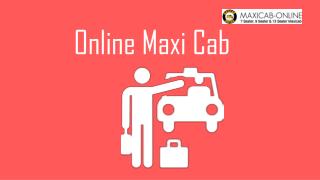 Book Maxi Cab Singapore