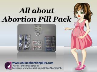 All about Abortion Pill Pack