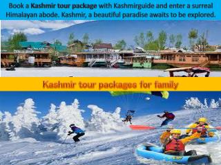 Kashmir family holiday packages