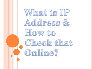 Complete Information About IP Address