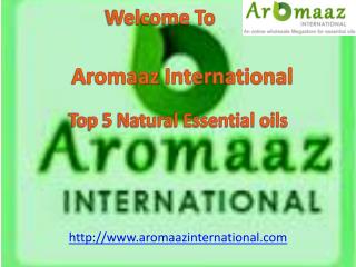 Buy online Top 5 Natural Essential Oils