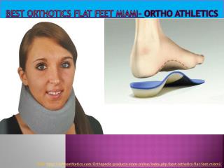 Best orthotics flat feet Miami - Ortho Athletics