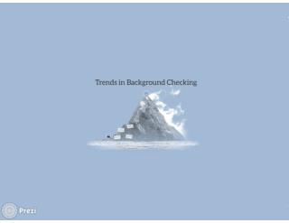 Trends in Background Checking