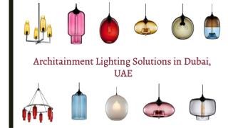Architainment & Studio Lighting Solutions in Dubai, UAE